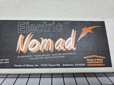 House Of Balsa Kit #K-73 -Electric NOMAD R/c Plane - WS: 46 1/2" - NOS -New!