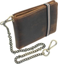 Visconti Leather Biker Wallet