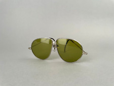 Vintage 1930s-1940s All Sport Aviator-Style Sunglasses – Silver Engraved