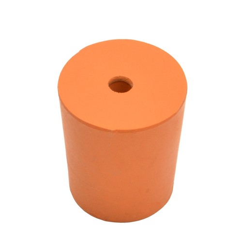 Rubber stopper with hole - rubber,