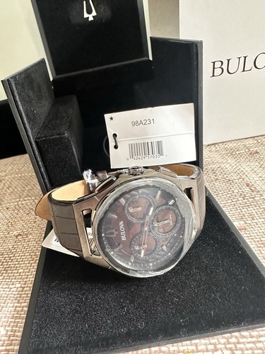 New bulova curv leather - bulova,