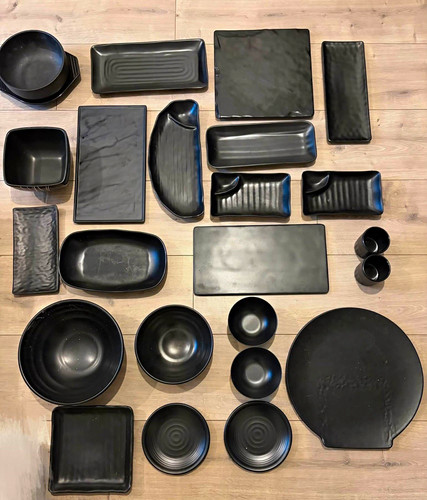 Japandinner set black - set,