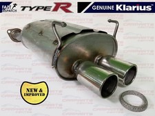 FOR HONDA CIVIC 2.0 TYPE R EP3 PREMIUM REAR EXHAUST SILENCER BACK BOX & GASKET