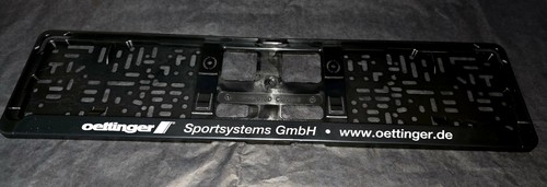 Genuine oettinger number - number, plate