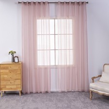 1/2pcs Plain Voile Net Window