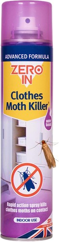 Zero clothes moths killer - clothes,