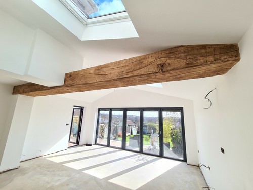 Faux imitation oak beam - oak, rsj