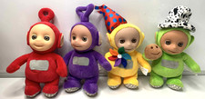 Teletubbies Complete Set Of 4 Talking Soft Toy Plush Figures Bundle (B3 )