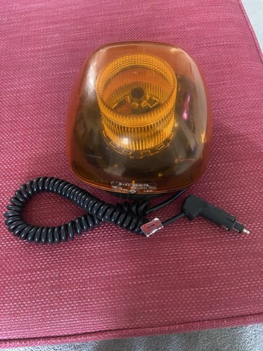 Amber flashing beacon - amber, light