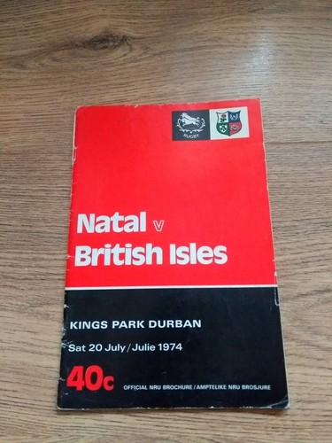 Natal british lions - v, july