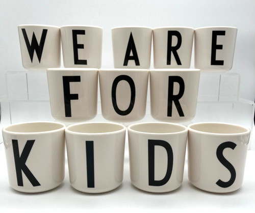 Danish design letters melamine - letters,
