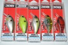5 lures yo zuri 3db crank 1.5