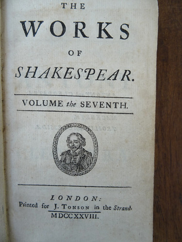 1728 works shakespear vol - of,