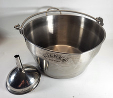 Kilner Stainless Steel Maslin Jam Pan 8L + Funnel for Jam & Preserves