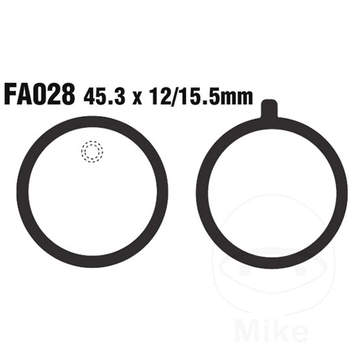 Ebc brake pads standard fa028 - brake,
