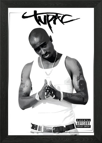 Tupac shakur framed wall - framed, art