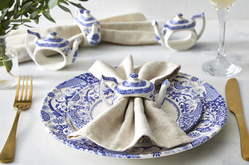 Spode blue italian napkin - italian,