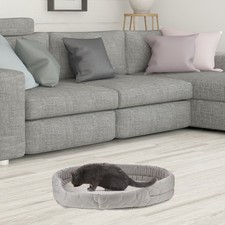  Summer Cat Bed: Kitten Bed Washable Oval Dog Cooling Mat With Stripe Pattern