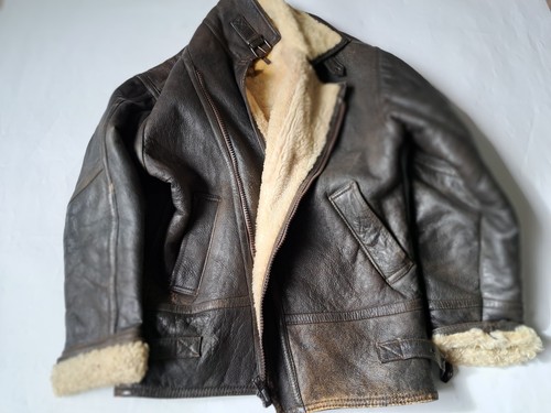 Jacket vtg 70s leather a2 - ,