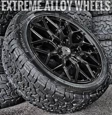 18" Black VC1 Alloy Wheels Fit Ford Transit Custom Sport + RA1100 All Terrain