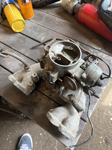 Datsun 180b carb and manifold - carb,