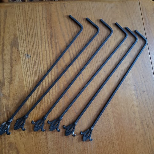 Wrought iron leaf - iron, swing