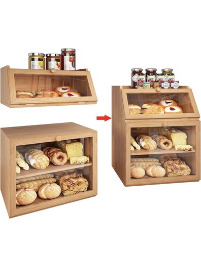 Layer bamboo wooden bread - layer,