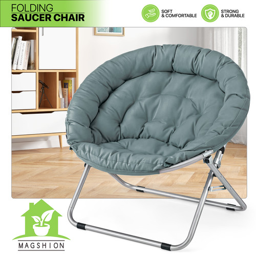 Lazy saucer chair foldable - chair,