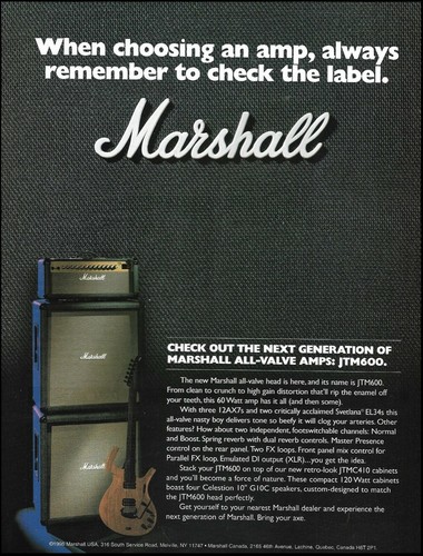 1996 marshall all valve - 1996,