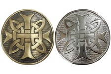 Kilt Belt Buckle Round Celtic