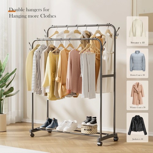 Double clothes rail - double,