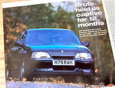 LOTUS CARLTON 20,000 MILE TEST COLLECTIBLE ORIGINAL CLASSIC CAR ROAD TEST REVIEW