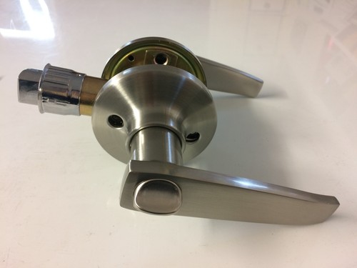 Toilet door handle - toilet, and