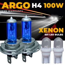 H4 Xenon Headlight Bulbs 100w