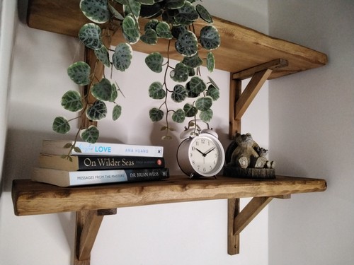 Rustic wooden scaffold board - rustic,