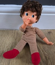 Vintage thumb sucking beanie doll
