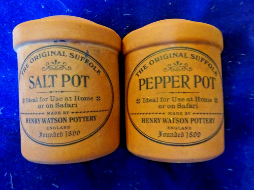 Henry watson pottery - pottery, salt