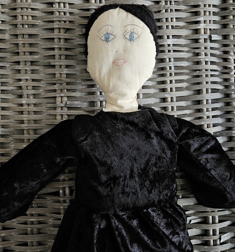 Vintage handmade rag doll - rag, 24"