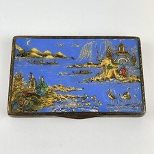 Antique Solid Silver Blue