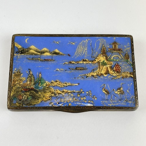 Antique solid silver blue - solid,