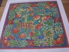EHRMAN KAFFE FASSETT CHRISTMAS FRUIT COLOUR PAPER CHART FOR NEEDLEPOINT TAPESTRY