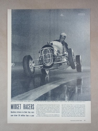 1940s midget racers race - 1940s,