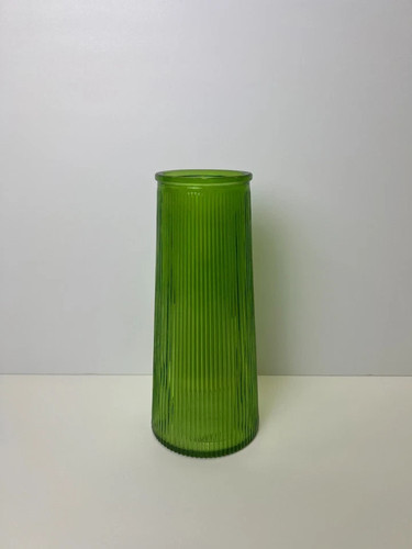 Emerald green glass stem - emerald,