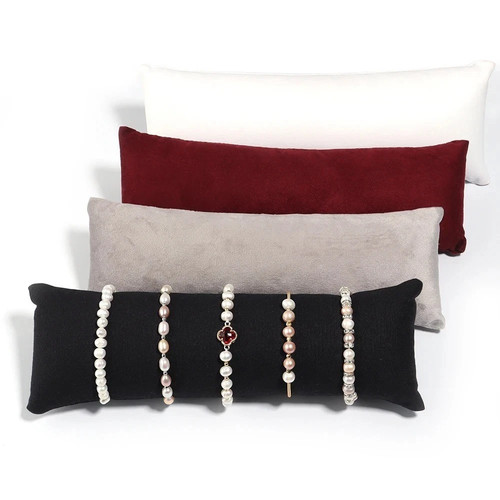 Velvet linen bracelet - velvet/linen,