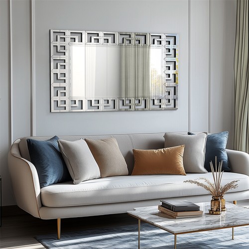 Silver decorative wall - silver,