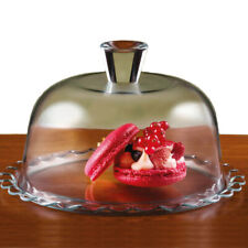 Glass Cake Stand Display Rack Cupcake Holder Dome Lid Salad Bowl Serving Platter