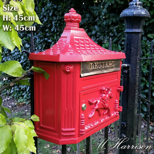 Post box victorian style cast - victorian,