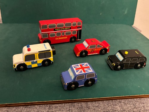 Toy van wooden london - le,