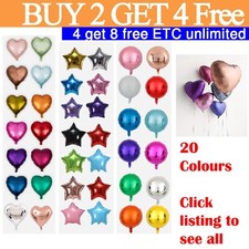 18 inch Big Star Heart Round