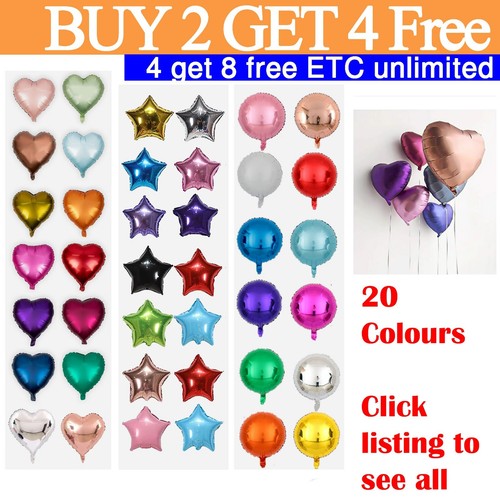 Inch big star heart round - big,